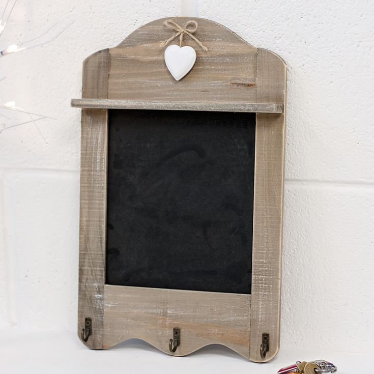 Scalloped Blackboard with 3 Hooks product image