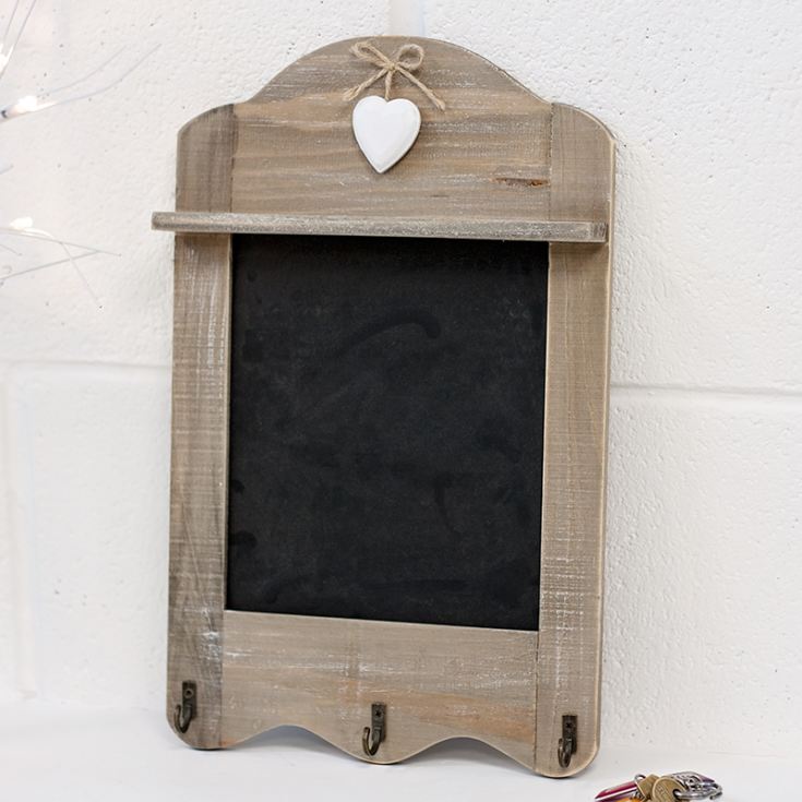 Scalloped Blackboard with 3 Hooks product image