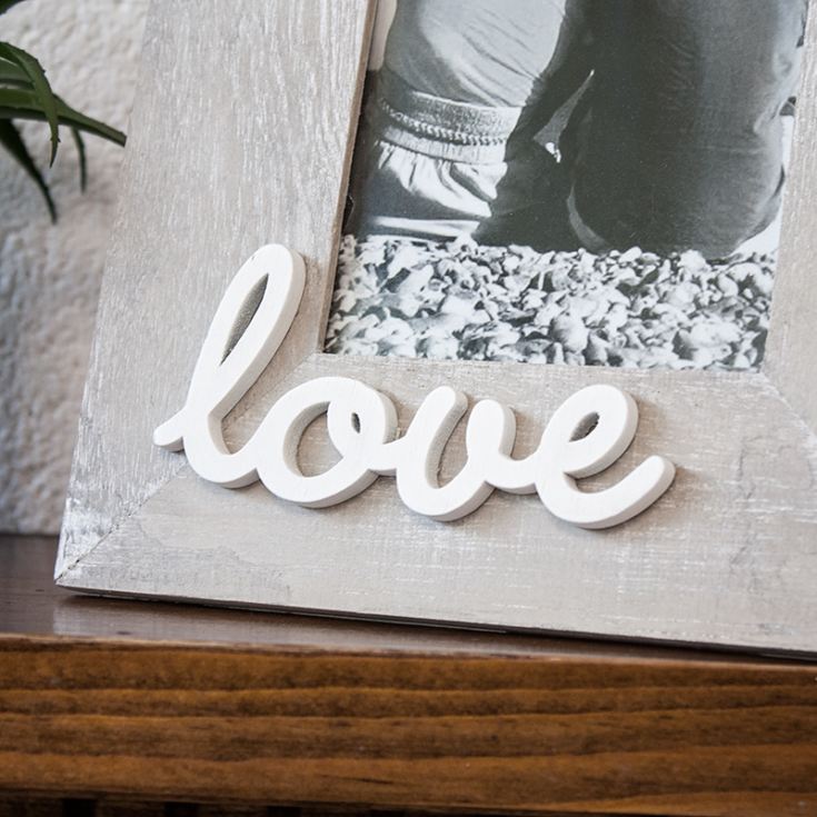 Personalised Ashley Farmhouse Love Standing Photo Frame product image