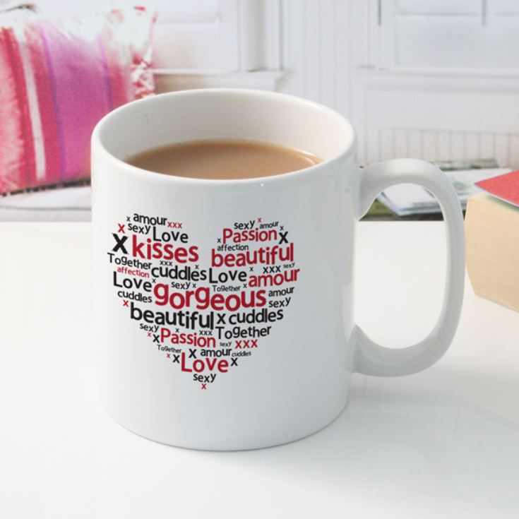 Heart of Words Personalised Mug product image