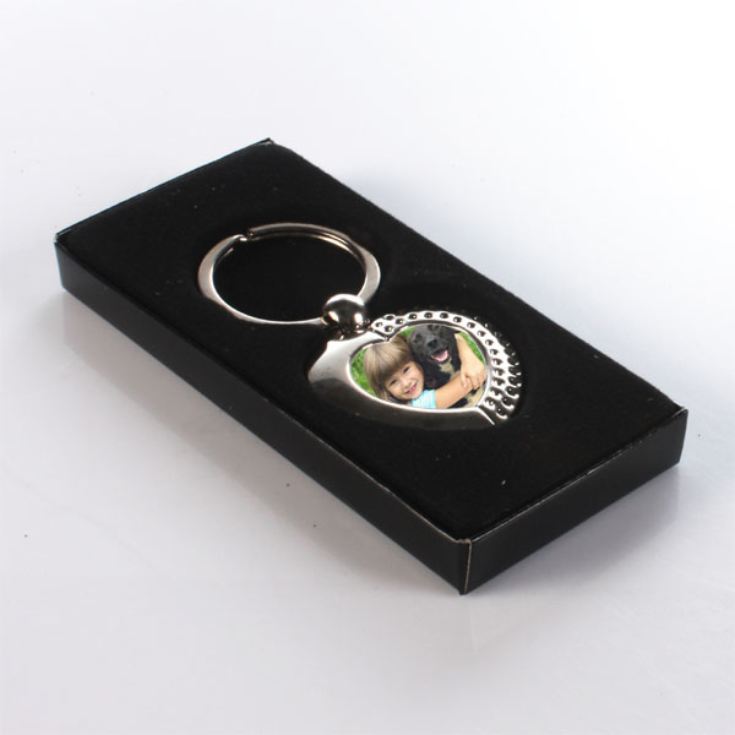 Personalised Heart Keyring product image