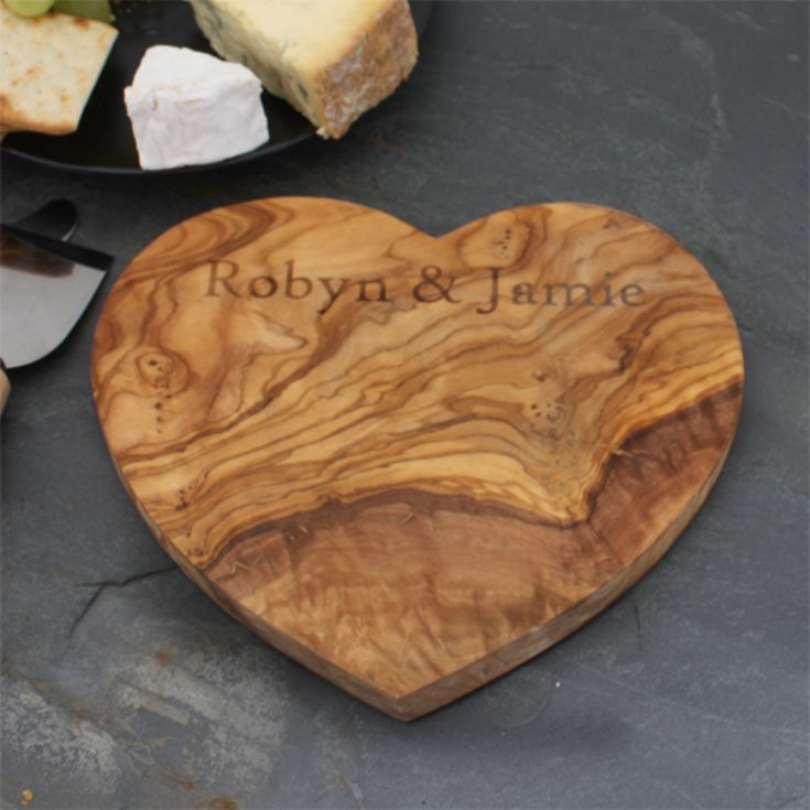Personalised Heart Shaped Chopping Board product image