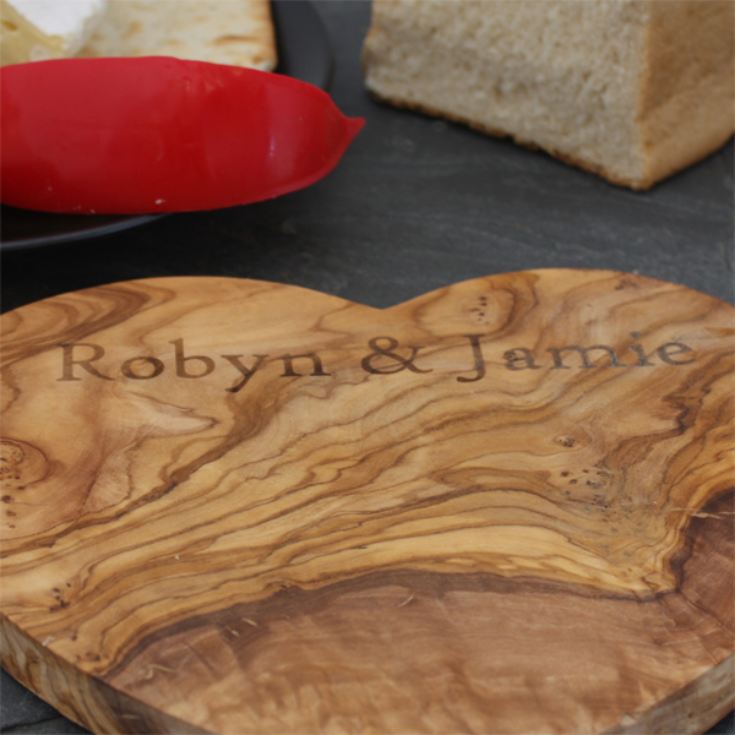 Personalised Heart Shaped Chopping Board product image