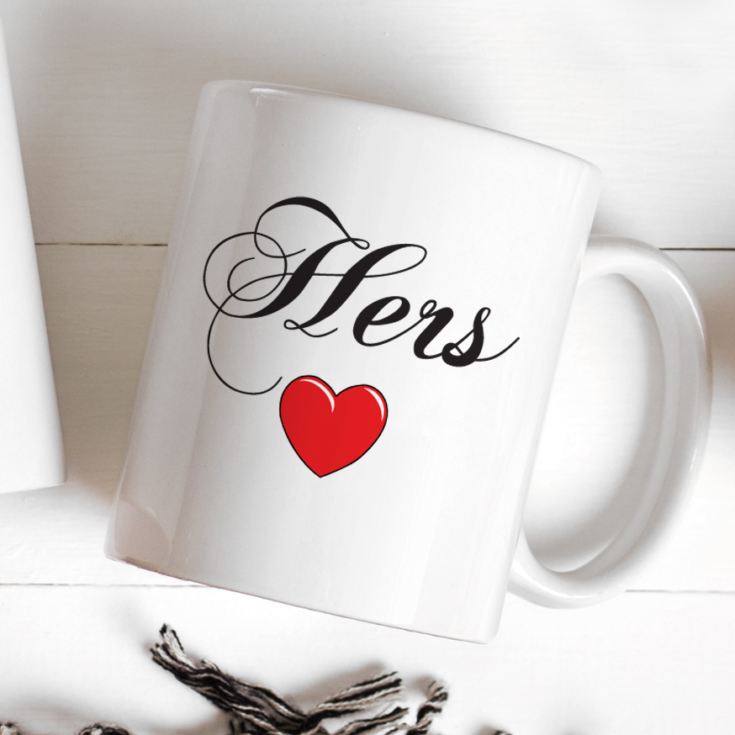 Pair of Hers & Hers Personalised Mugs product image