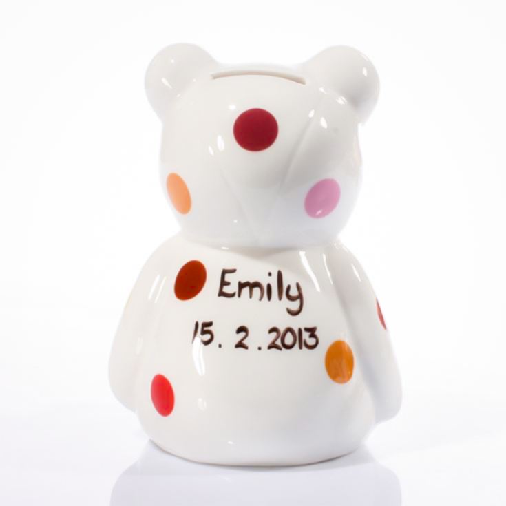 Personalised Teddy Bear Money Box product image