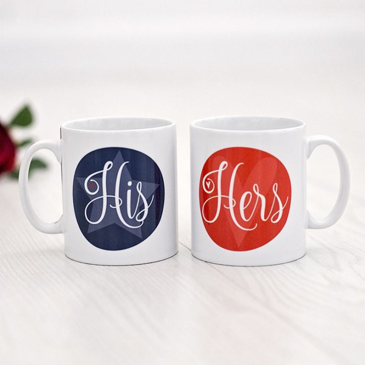 Personalised His and Hers Mugs product image