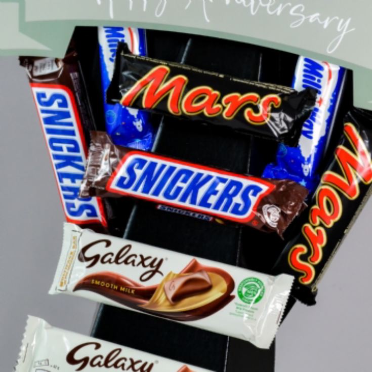 Happy Anniversary Mars Variety Chocolate Bouquet product image