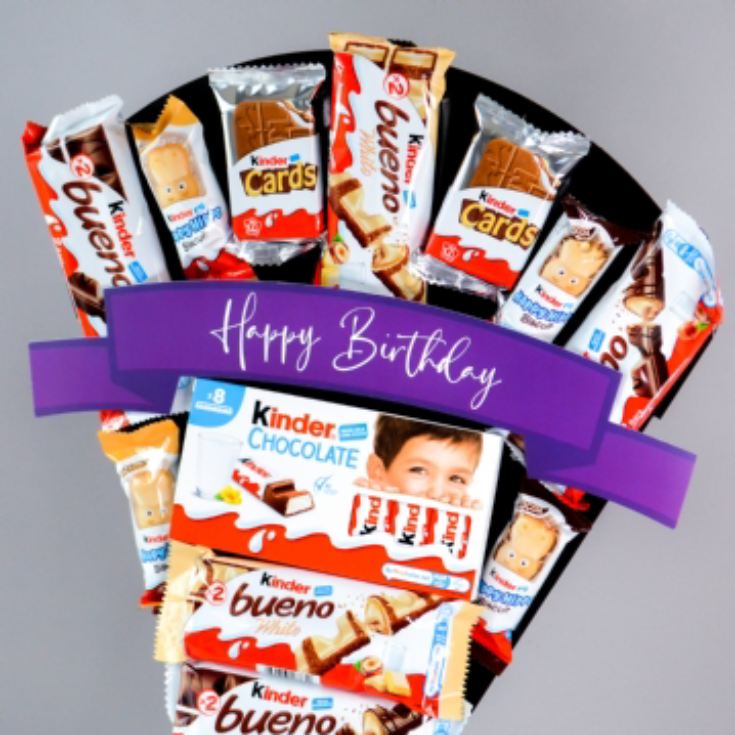Happy Birthday Kinder Variety Chocolate Bouquet product image