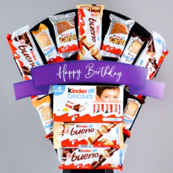 Happy Birthday Kinder Variety Chocolate Bouquet product image