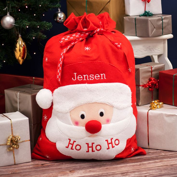 Personalised Embroidered Santa Sack product image