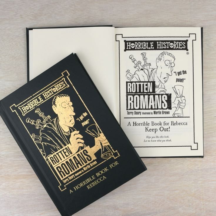 Horrible Histories Rotten Romans - Personalised Book product image