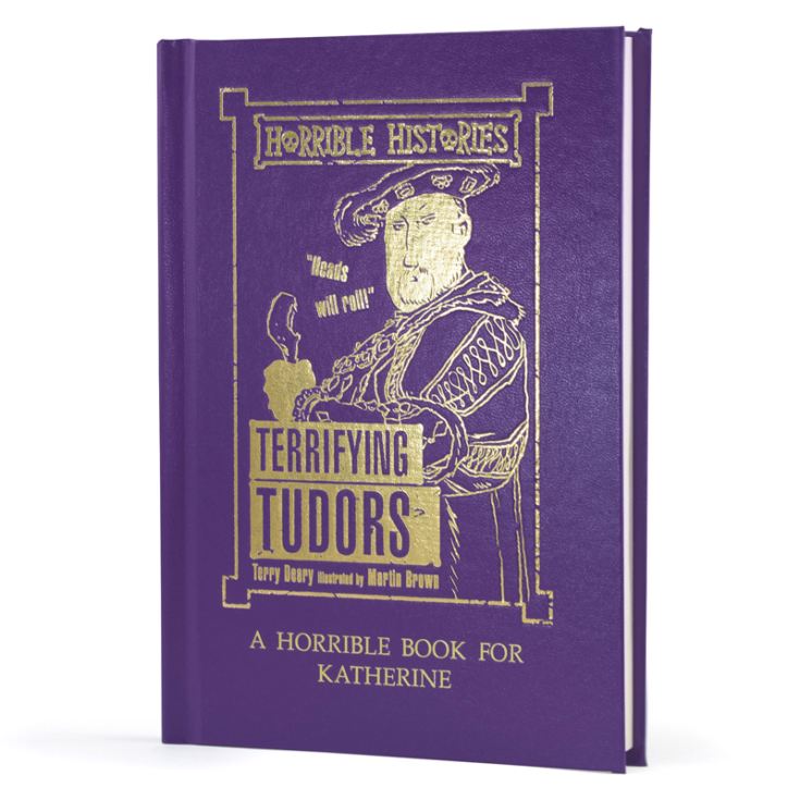 Horrible Histories Terrifying Tudors - Personalised Book product image