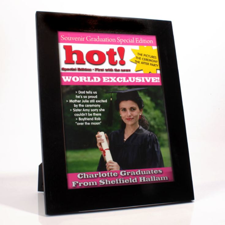 Personalised Graduation Magazine Cover - Female product image