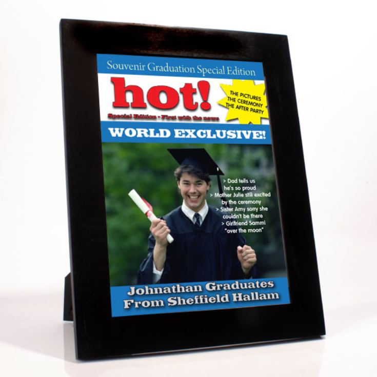 Personalised Graduation Magazine Cover - Male product image