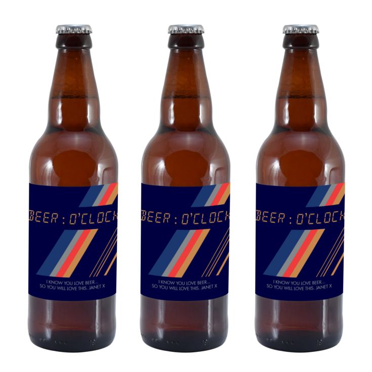 Personalised HotchPotch Beer O’clock Set Of 3 Beers product image