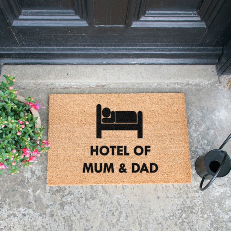 Hotel Mum and Dad Doormat product image