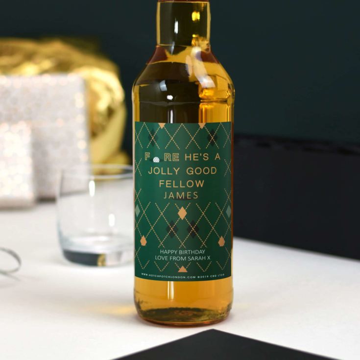 HotchPotch Jolly Good Fellow Personalised Whisky product image