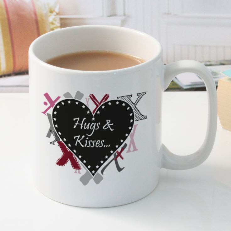 Hugs & Kisses Personalised Mug product image