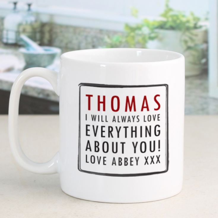 Personalised Husband For Life Valentine's Day Mug product image
