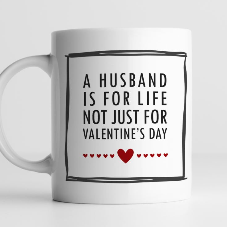 Personalised Husband For Life Valentine's Day Mug product image