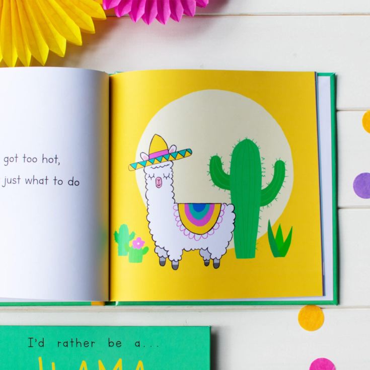 I’d Rather Be A Llama – Personalised Storybook product image