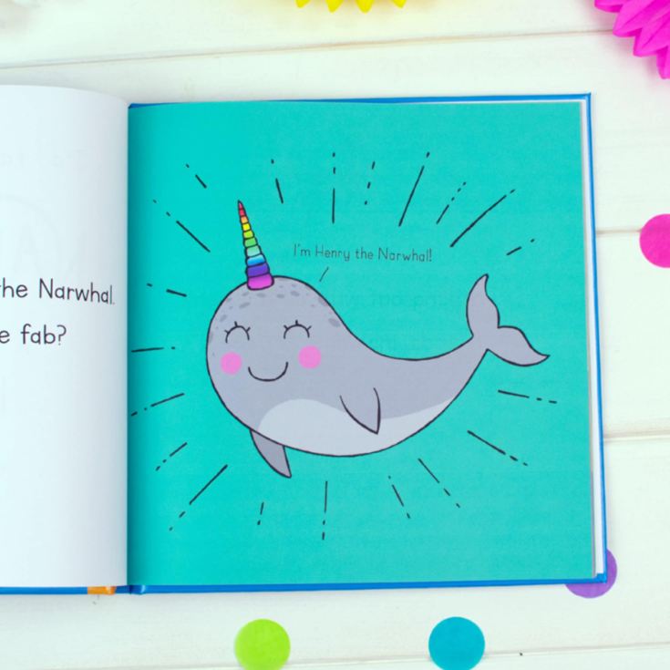 I’d Rather Be A Narwhal – Personalised Storybook product image