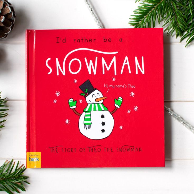 I’d Rather Be A Snowman – Personalised Storybook product image