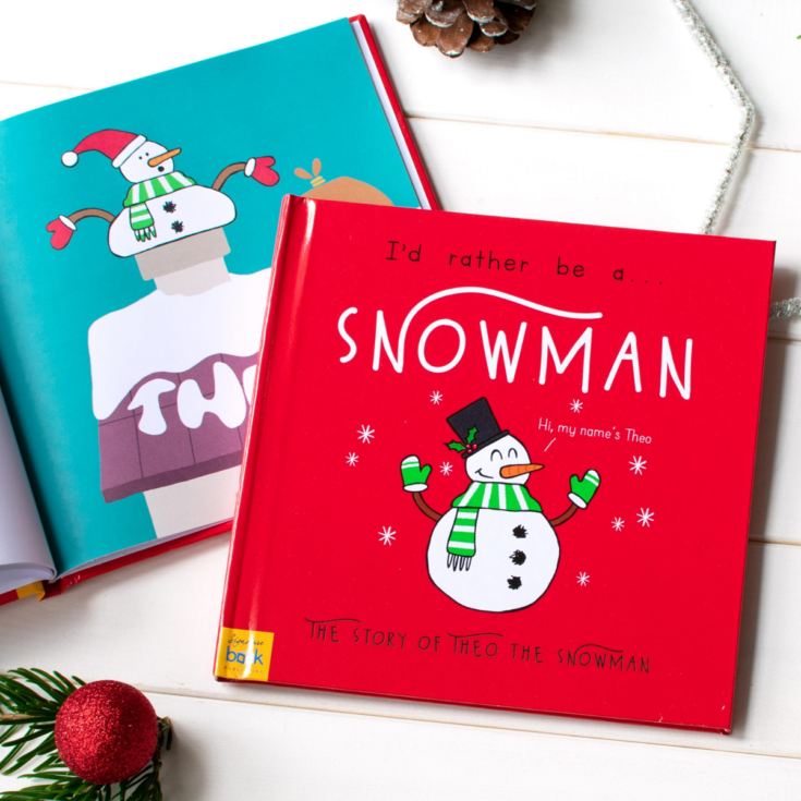 I’d Rather Be A Snowman – Personalised Storybook product image