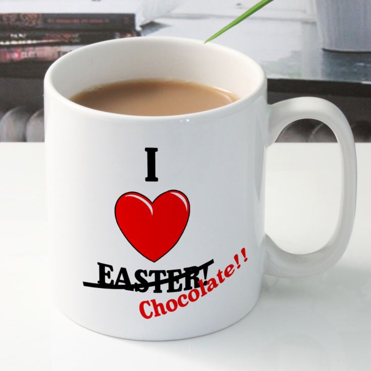 I Heart Easter (Chocolate) Personalised Mug product image