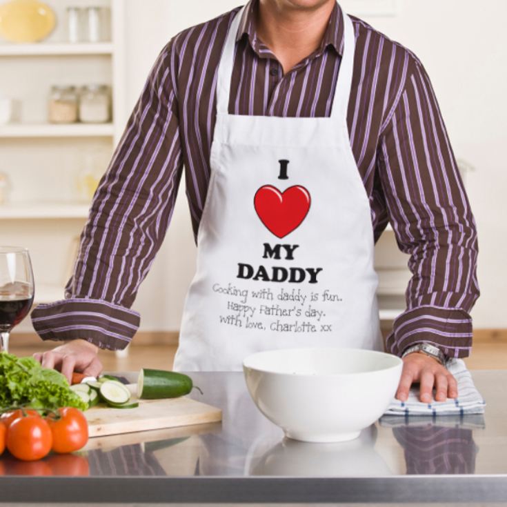 I Love My... Personalised Apron product image