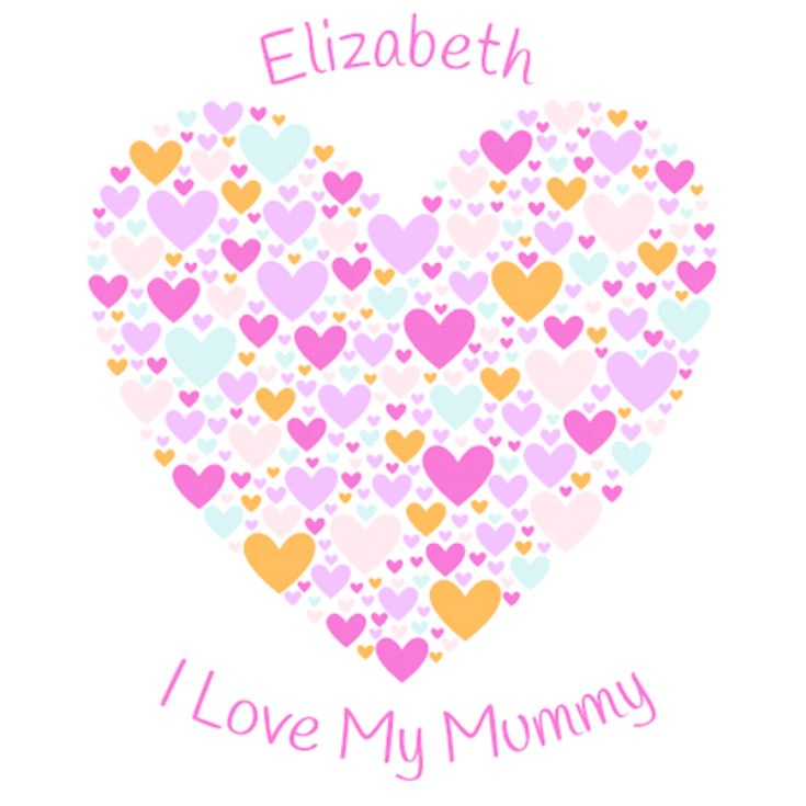 Personalised I Love My Mummy Baby Grow product image