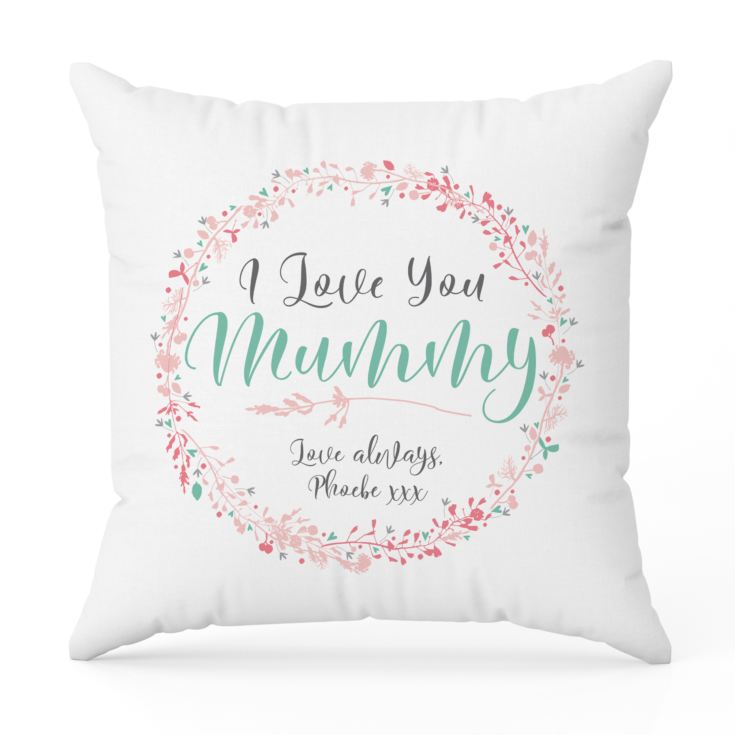 Personalised I Love You Mummy Cushion product image