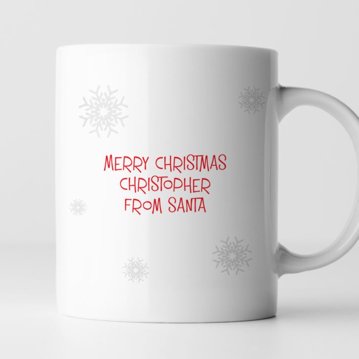 Personalised I Still Believe Santa Hat Mug product image