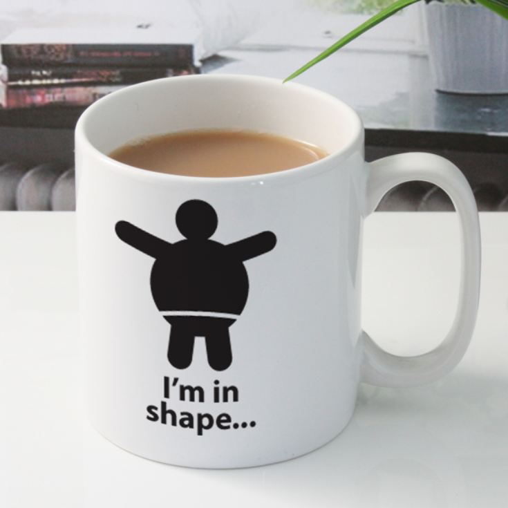 I'm In Shape Personalised Mug product image