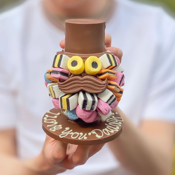 Liquorice Allsorts® Personalised Head with Hat & Moustache product image