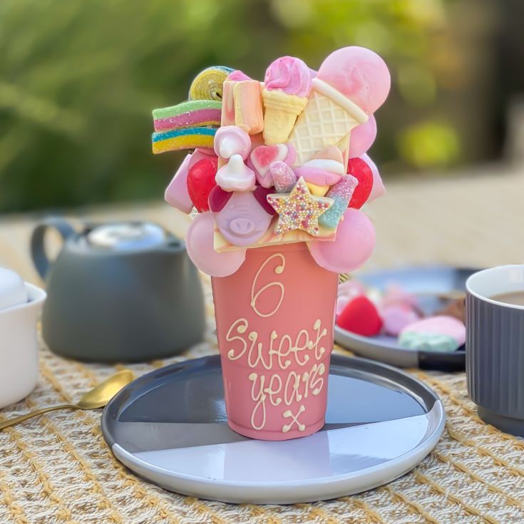 Pink Personalised Chocolate Smash Cup product image