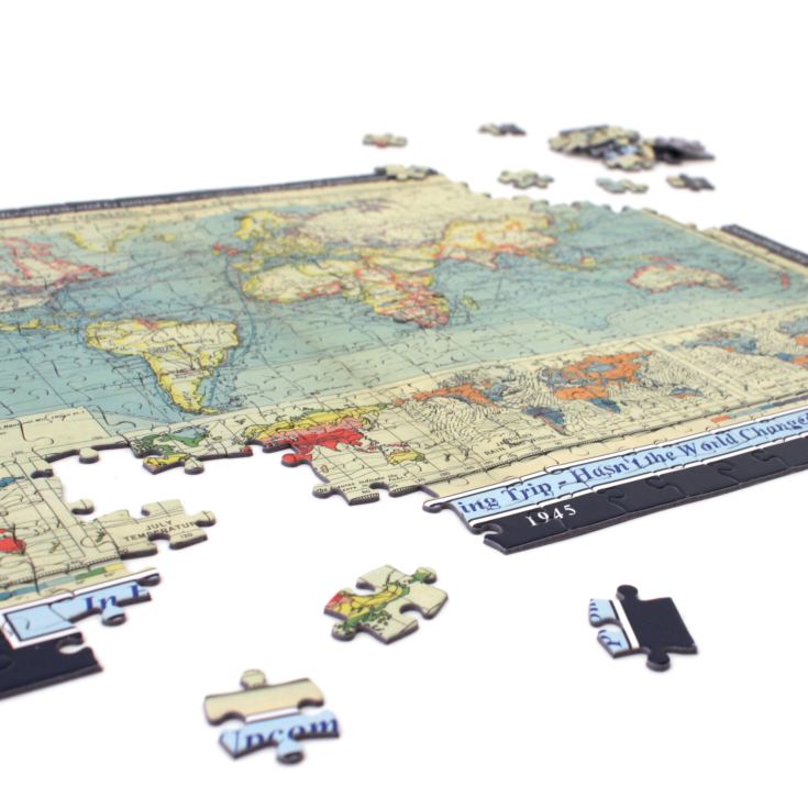 Personalised World Map Jigsaw Puzzle - Your Year Your World product image