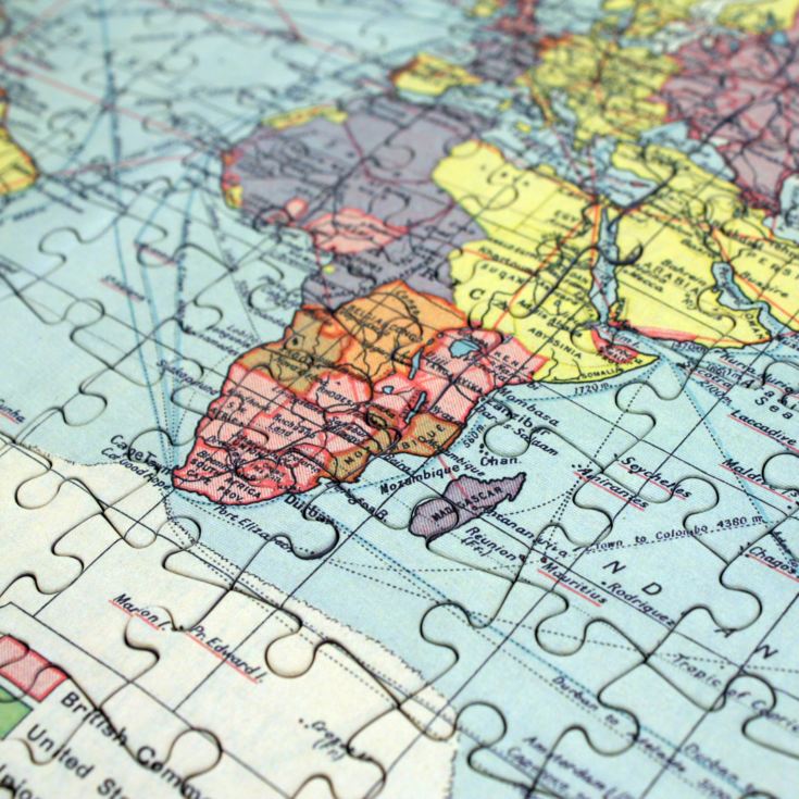 Personalised World Map Jigsaw Puzzle - Your Year Your World product image