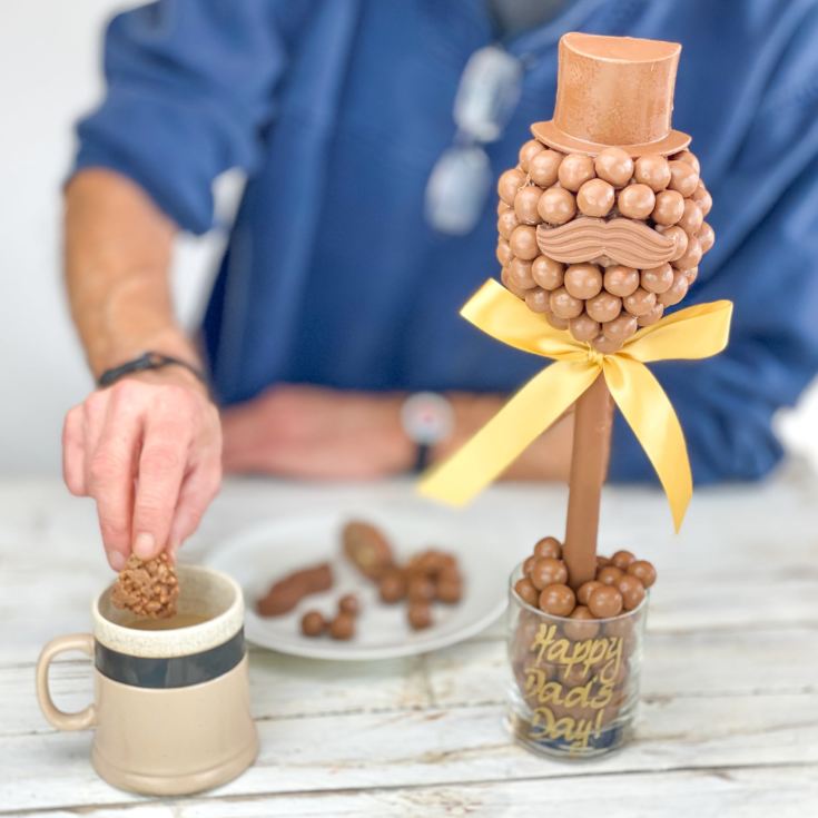 Malteser® Personalised Sweet Tree with Hat & Moustache product image