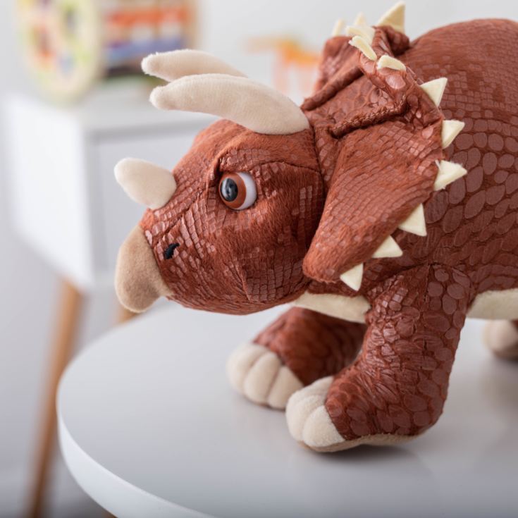 Dinosaur Stomp the Triceratops Soft Toy product image