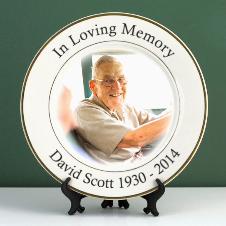 Personalised In Loving Memory Photo Plate product image