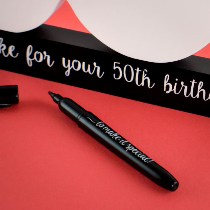 50th Birthday Signature Numbers product image