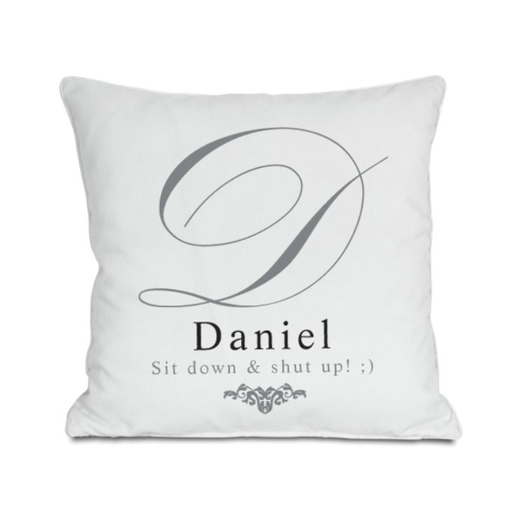 Personalised Initial Cushion product image