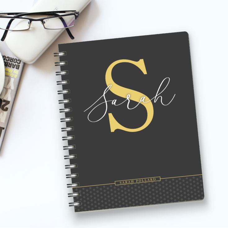 Personalised Initial And Name A5 Notebook product image