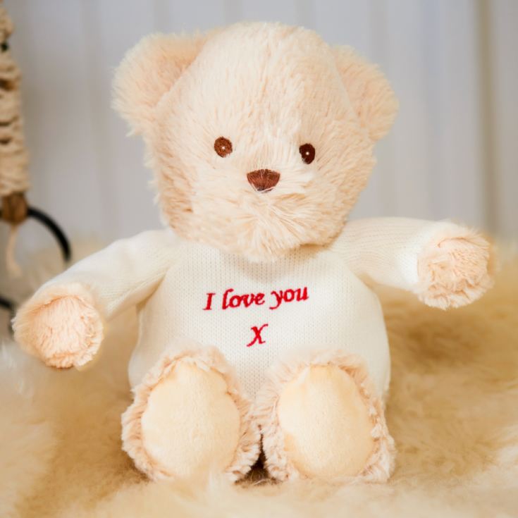 Warmies 9''  I Love You Microwaveable Plush Bear product image
