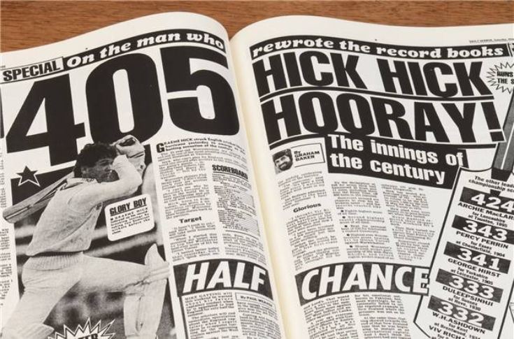 International Cricket Newspaper Book product image