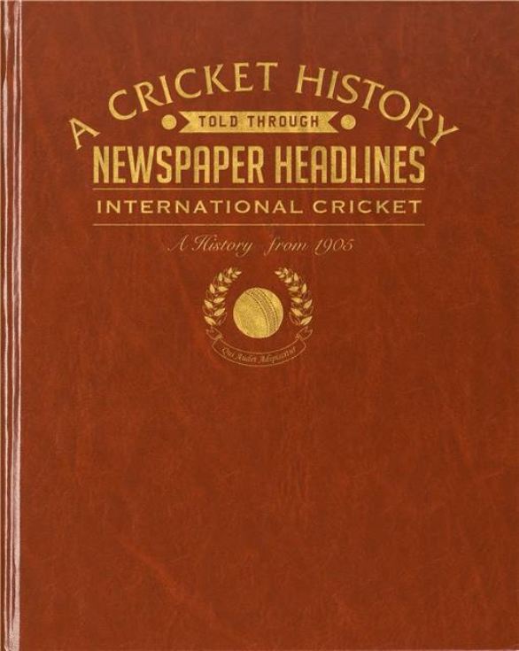 International Cricket Newspaper Book product image