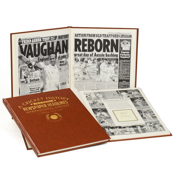 International Cricket Newspaper Book product image