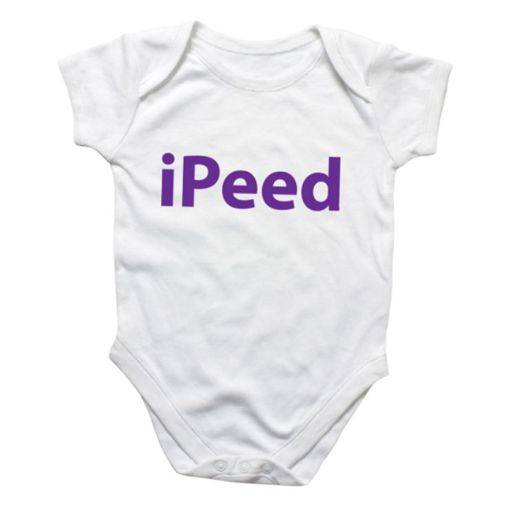 Personalised iPood Baby Grow product image
