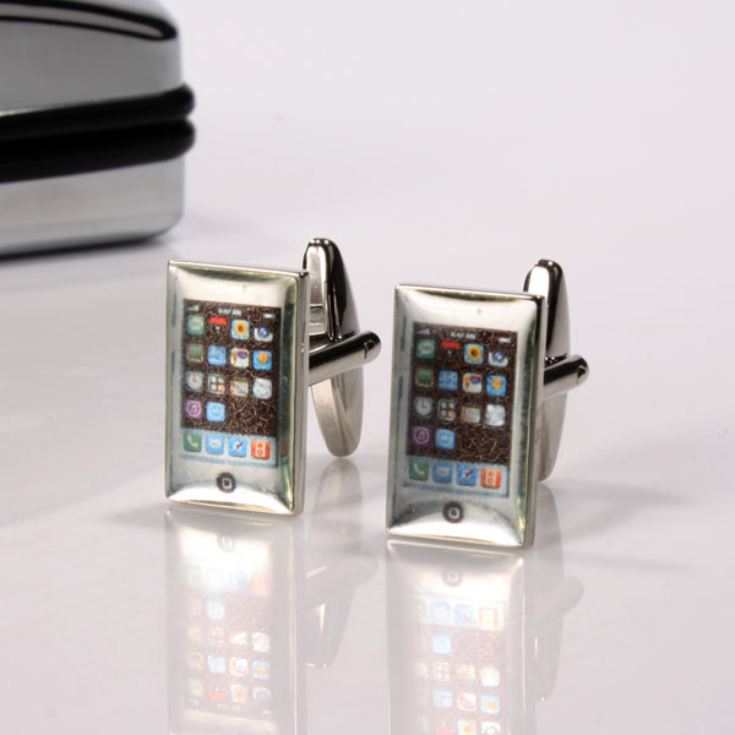 Personalised Smart Phone Cufflinks product image